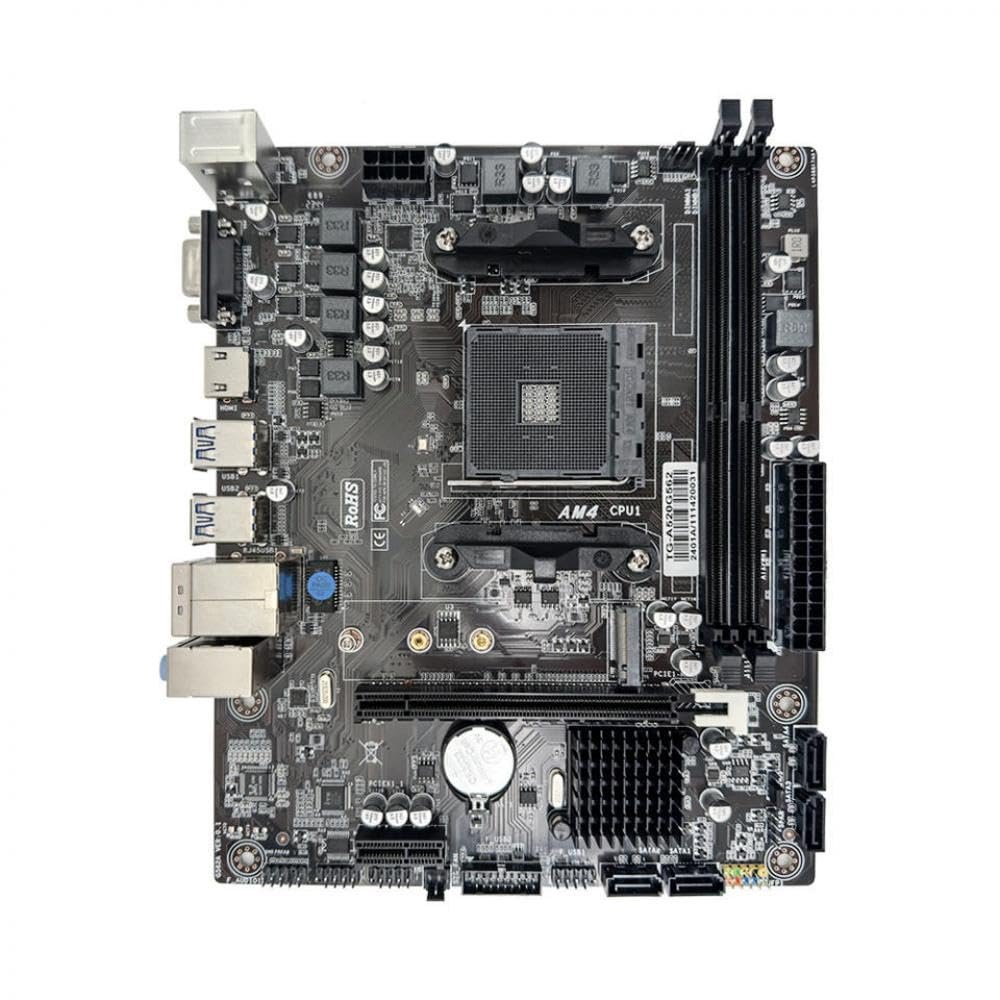 A520M Motherboard Compatible with Ryzen R3 R5 R7 3000 4000 5000 Series Support AM4 M.2 NVMe Dual Channel DDR4 Compatibility