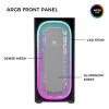 ALSEYE Ai-Pro Black E-ATX Gaming PC Case with Pre-Installed Halo-Pro ARGB Fan LED Strip in Front Panel Tempered Glass Side Panel Supports for 7x120mm Fans & 360mm Radiators (Black) view 2