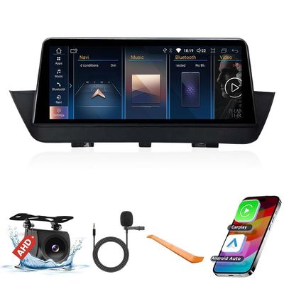 for BMW X1 E84 2012-2015 Basic 10.25" Octa Core 4G+32G Car CarPlay Android Auto Navigation Android Stereo GPS Radio Display IPS Touchscreen Headunit Tablet Media Player