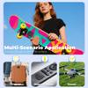 (2 Pack) Adhesive Case for Tile Mate 2024 Tracker with Sticker, Hidden Full Protective Anti-Lost Scratch Resistant Silicone Cover for Tile Life360 Mate Tracker Waterproof Tile Holder (Black+Black) view 4