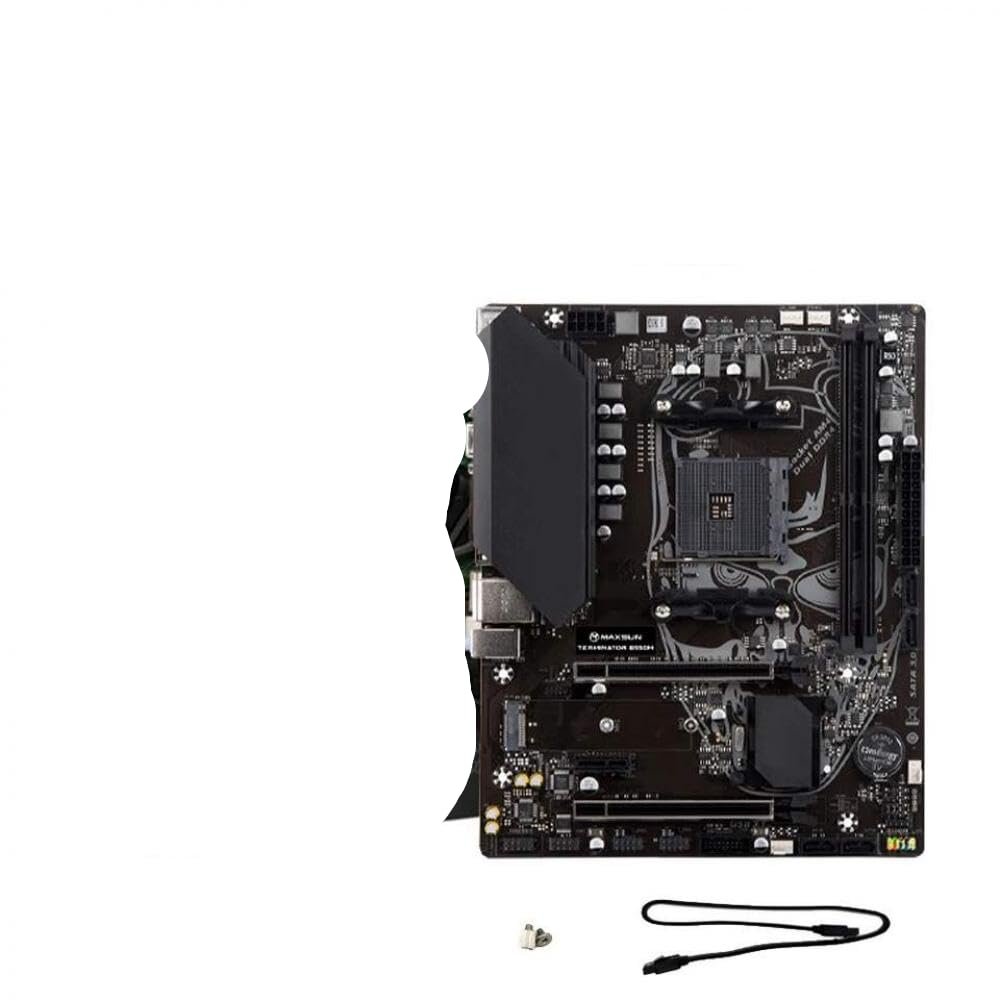 B550M Gaming Motherboard for Ryzen CPUs R3 R5 R7 AM4 DDR4 M.2 Compatible with 5600G 5700G 5700X Desktop Components