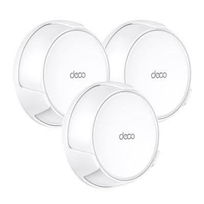 QUIDDITY WiFi 7 Wall Mount Kit for TP Link Deco BE23/BE25/BE3600/BE5000/WB7200/WB10800/WB14400  Secure Wall Mount Bracket for WiFi 7 Mesh Router, Hidden Cable Wi-Fi Holder, Space-Saving Mount 3 Pack