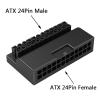 ATX 24Pin Female to 24pin Male Adapter 90 Degree Power Adapter Mainboard DIY Accessories for Desktops PC Power Supply Accssory view 2