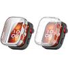 2 Pack Cases Compatible with Huawei Watch Fit 4 with Screen Protector, Flexible TPU Shockproof Scratch Proof Cover Case for Huawei Watch Fit 4 (Clear/Silver) view 1