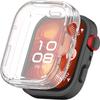 2 Pack Cases Compatible with Huawei Watch Fit 4 with Screen Protector, Flexible TPU Shockproof Scratch Proof Cover Case for Huawei Watch Fit 4 (Clear/Silver) view 3