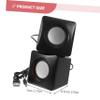 Angoily 1 Pair Mini USB Speakers for Computer Portable Audio Speakers with Deep Bass Compatible with Laptops and Desktops Compact Design for Enjoyment view 2