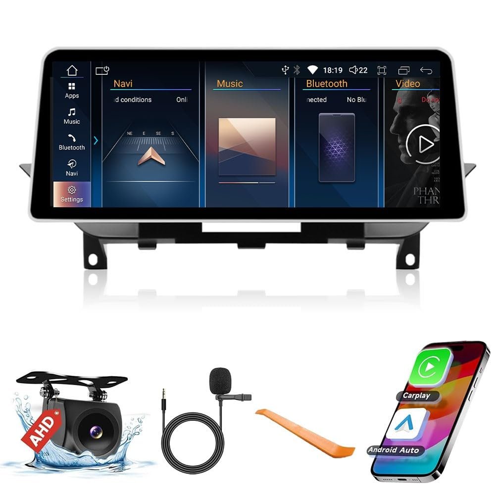for BMW X1 E84 2012-2015 12.3" Octa Core 8G+128G Car CarPlay Android Auto Navigation Android Stereo GPS Radio Display IPS Touchscreen Headunit Tablet Media Player