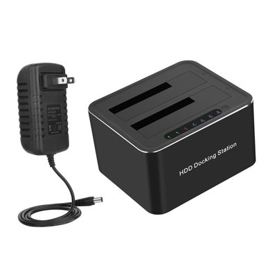NUOBESTY Hard Drive Dock External Ssd Drive Enclosure Uasp Ssd Holder Easy Clone Us Plug