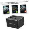 NUOBESTY Hard Drive Dock External Ssd Drive Enclosure Uasp Ssd Holder Easy Clone Us Plug view 3