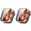 2 Pack Hard Case for Huawei Watch Fit 4 Pro, Hard PC Protective Case Shockproof Anti-Scratch Bumper Cover (Beige/Pink) view 1