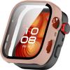 2 Pack Hard Case for Huawei Watch Fit 4 Pro, Hard PC Protective Case Shockproof Anti-Scratch Bumper Cover (Black/Pink) view 2
