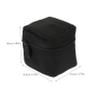 Angoily Camera Lens Bag Padded Camera Lens Pouch for Travel Portable Lightweight Design Durable Material Compact for Easy Carrying view 4