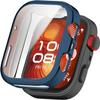 3 Pack Cases Compatible with Huawei Watch Fit 4 Pro with Screen Protector, Flexible TPU Shockproof Scratch Proof Cover Case for Huawei Watch Fit 4 Pro (Black/Blue/Black) view 3
