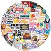 50Pcs Theater Stickers,Aesthetic Waterproof Vinyl Musical Theatre Stickers for Water Bottle,Laptop,Phone,Skateboard Trendy Cute Gifts for Teens Girls Kids (J) view 1