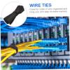 DIYEAH 50-Pack Reusable Cable Straps Adjustable Wire Ties for Cable Organization Sturdy Nylon Fastening Straps Black view 3