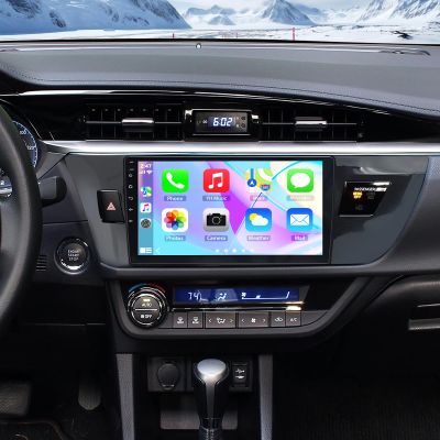 10.1'' Double Din Car Stereo for Toyota Camry 2015 2016 2017 with Wireless CarPlay Android Auto MirrorLink, Touchscreen Radio with GPS/Bluetooth/FM/AUX-in/Steering Wheel Controls/Backup Camera