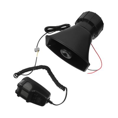DIYEAH 1 Set Car Alarm Horn System Loudspeaker with Tones for Trucks and Emergency Vehicles Versatile Alarm Accessory for Enhanced Safety and Sound Coverage