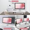 Across-Star Dual-Monitor Stand for Desk - Large Adjustable Length and Angle Riser for 2 Monitors, Double Computer Desktop Organizer, Shelf for TV, Laptop, Printer view 4