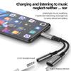 USB C to AUX for iPhone 16 15 Pro Max Adapter Headphone (2in1) Jack Audio 3.5mm Cable Charger Compatible for Samsung Splitter Dongle Cord for Apple Wired Phone Android Female for iPad Galaxy DAC S24 view 2