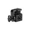 Alvins Adjustable Mount with 3/8" 1/4" Screw 360-degree Rotatable Tiltable Panoramic Bracket for Camera Monitor Gimbal Tripod, Camera Monitor Mount, Black view 3