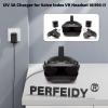 12V 3A Charger for Valve Index VR Headset 181196-11,AC/DC Power Adapter Cable Fit for Valve Index VR Power Cord Supply Black UL view 2