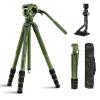 SPORTICH SP004+G5X Optics Travel Tripod with Fluid Pan Head, 55" Compact Outdoor Tripod for Binoculars, Spotting Scopes, Cameras, Aluminum Construction, Binocular Adapter, Max Load 3kg/6.6lbs view 1
