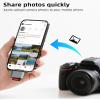 SD Card Reader for IPhone 14 13 Pro Max(2in1)for Apple Lightning to TF Adapter Digital Camera Phone Micro SD Memory Stick for IPad Transfer Accessorie Photo Cable Converter Dual Drive Portable Adaptor view 4