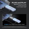 Wireless HDMI Transmitter and Receiver 4K Decode 1080P Output Ultra Low Latency, Plug&Play 2.4G/5G Portable Extender,165FT HD Display Adapter for TV Box/PC/Laptop/Projector/DV/Camera light colour view 3