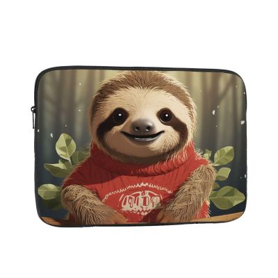 Cartoon Sloth Laptop Case 15 inch, TSA Laptop Sleeve Shockproof Protective Notebook Case Water Resistant Computer Carrying Cover Briefcase Handbags Men Women Computer Bag