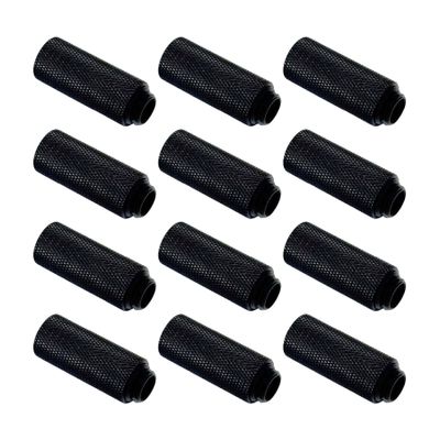 Dracaena.io 12 Pack G1/4" 40mm Height Male to Female Extender Fittings, Brass Compression Fittings with O Rings for PC Liquid Cooling Loop, Water Cooling Tube Connectors, White