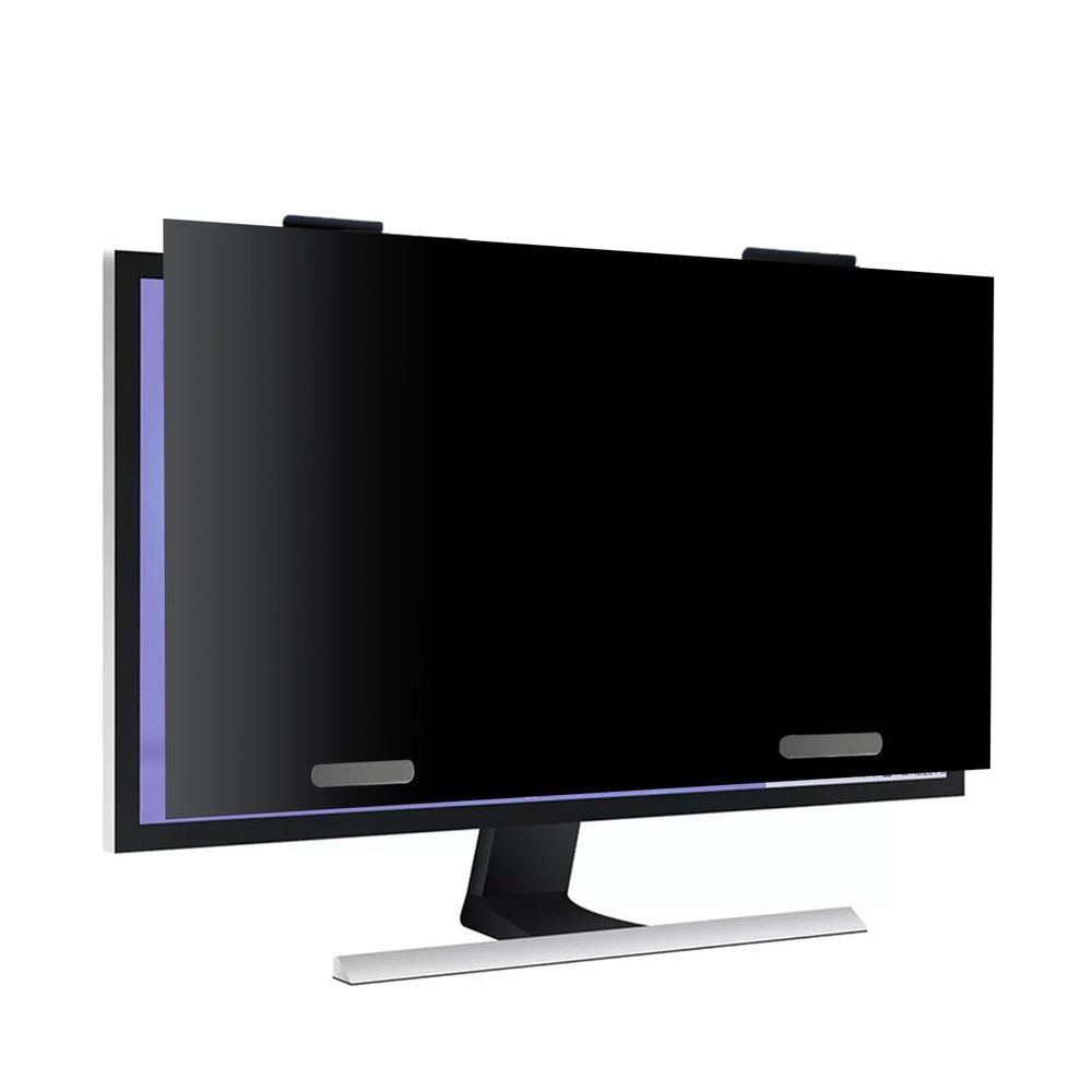 AIZYR Hanging Privacy Screen Protector for Computer Anti Blue Light Filter, Removable Anti Scratch Anti-UV Anti Spy Privacy Shield,27inch 612.6mmx356mm