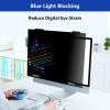 AIZYR Hanging Privacy Screen Protector for Computer Anti Blue Light Filter, Removable Anti Scratch Anti-UV Anti Spy Privacy Shield,27inch 612.6mmx356mm view 3