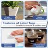Esaytool 10 X Compatible with Dymo LetraTag Fabric Label Tape 18771 LT18771 18769 18768 Black on White 12mm x 2m (1/2" x 6.5') Replacement for Letratag Plus LT100H LT100T QX50 view 3
