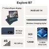 Bigme B7 Color ePaper Tablet 7 Inch 8+128GB Ebook Reader with 4G Calling, 3000 mah (Blue) view 3