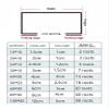 Cable Management,Stainless Steel Cable Protector,Self Adhesive Floor Cord Cover Cable Hider for Office Home Public(Style 6,40x20mm) view 2