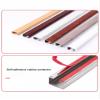 Cable Management,Stainless Steel Cable Protector,Self Adhesive Floor Cord Cover Cable Hider for Office Home Public(Style 6,40x20mm) view 3