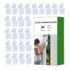 Door Window Alarm, 90dB Door Alarms Sensor for Kids Safety, Home Security, Door Window Burglar Alarm, Window Pool Alarms for Home, Apartments, Offices, Hotel Rooms (25pack) view 1