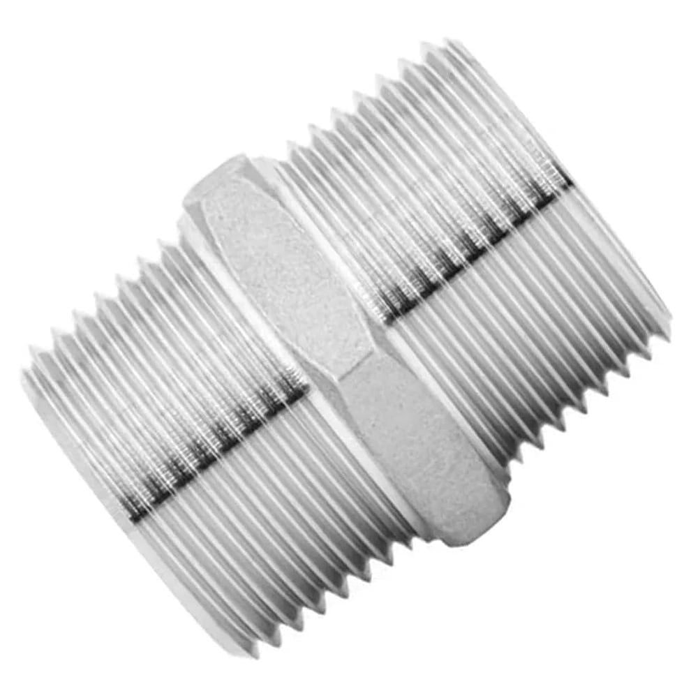 BMLZHO G1/2 Chrome Brass Length Extender Showers Connectors for Extra Long Hoses Shower Hoses Extend Bathroom Accessories