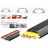 Cable Cover Protector,Stainless Steel Floor Cable Cover,100cm Long Trunking Self-Adhesive Cable Hider for Electric Cables Trunking(20 Cable) view 2