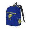 DUWAA Oregon State Flag print Backpack Travel Backpacks for Women Men College Backpack Computer Bag for Travel view 2