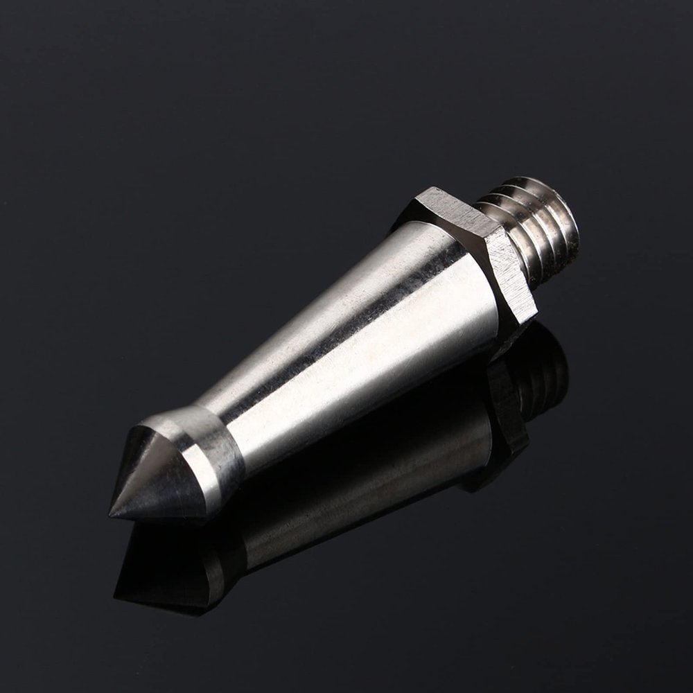 Stainless Steel Spike 3/8 Screw, Additional Stability, Fit Spikes for Tripod with 3/8 Inch Metal Male Thread, Ideal for Soft Terrain and Loose Dirt