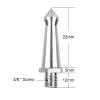 Stainless Steel Spike 3/8 Screw, Additional Stability, Fit Spikes for Tripod with 3/8 Inch Metal Male Thread, Ideal for Soft Terrain and Loose Dirt view 4