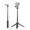 Dpofirs Selfie Selfie and Magnetic Sports Camera Tripod, 20.8 Inch Camera Mount with Non-Slip Pads, 4 Height Levels, Tripod for Video Recording view 1