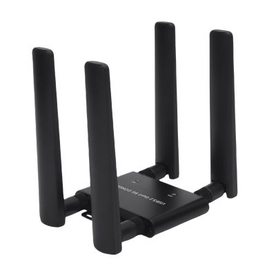 5G DONGLE Module, 5G DONGLE Expansion Board with USB 3.2 Port and Aluminum Alloy Case, M.2 Key B Interface, Quad Antennas