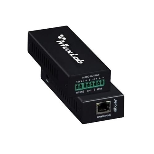 500552 Dante 2-Channel Analog Audio Decoder