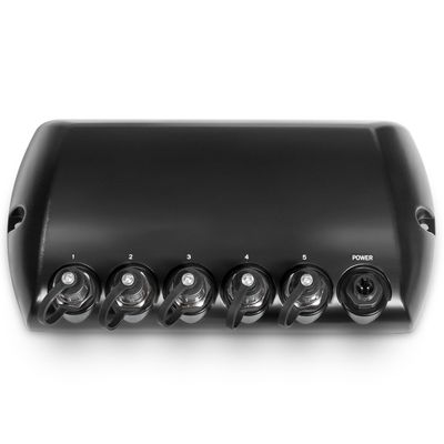 408450-1 AS ETH 5PXG 5-Port Ethernet Switch for Humminbird Helix, APEX, SOLIX, XPLORE Fish Finders - Marine Network Hub for Sharing Sonar, MEGA Live, TargetLock & NMEA 2000 Devices