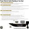 408450-1 AS ETH 5PXG 5-Port Ethernet Switch for Humminbird Helix, APEX, SOLIX, XPLORE Fish Finders - Marine Network Hub for Sharing Sonar, MEGA Live, TargetLock & NMEA 2000 Devices view 4