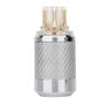 LIHUA WCF2-T Carbon Fiber Gold Plated EU/US Power Cable Plug IEC Connector Male Female HiFi DIY Mains Power Cable(Only Female) view 1