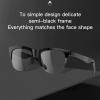 AI Translator Glasses with Mic Speakers, Bluetooth 5.4 AI Smart Translation Sunglasses Support 144 Languages, Touch Control Sound Assistant Audio Glasses, for Business, Travel view 3