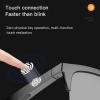 AI Translator Glasses with Mic Speakers, Bluetooth 5.4 AI Smart Translation Sunglasses Support 144 Languages, Touch Control Sound Assistant Audio Glasses, for Business, Travel view 4